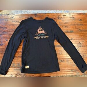 Tracksmith Black Long Sleeve Shirt